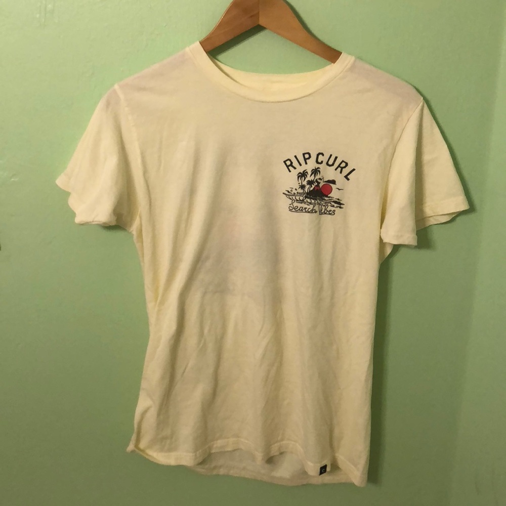 Light Yellow RipCurl T-Shirt